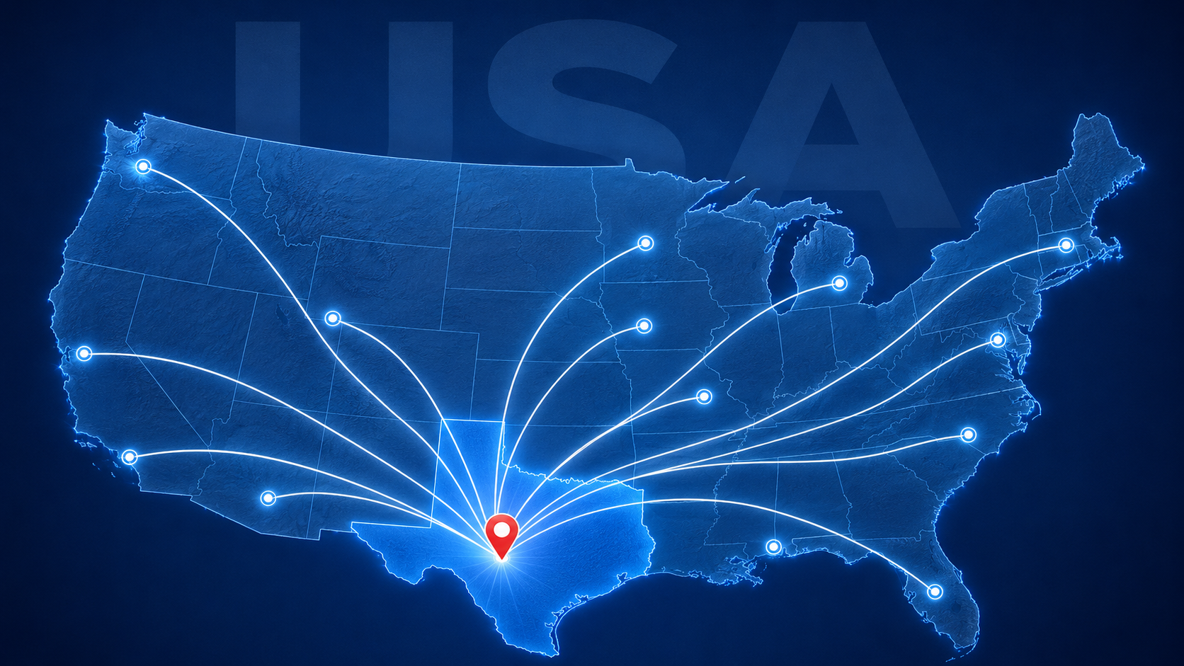 Element Haulings service area map across the United States